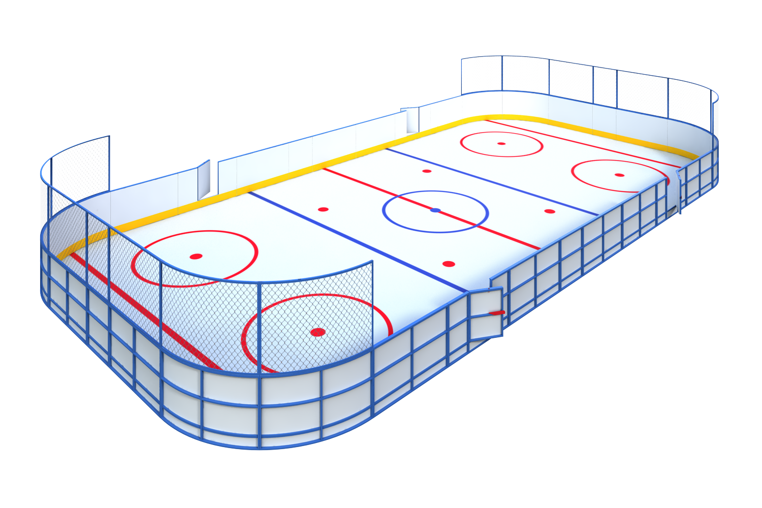 Размер хоккейной площадки в россии. Хоккейная площадка. Хоккейная коробка. Стандартная хоккейная коробка. Хоккейная площадка для дошкольников.